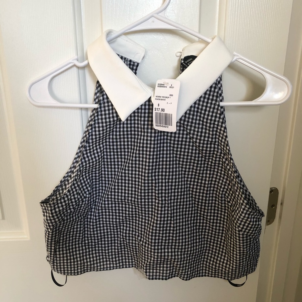 Gingham Crop Top